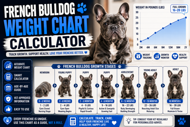 French Bulldog Weight Chart Calculator