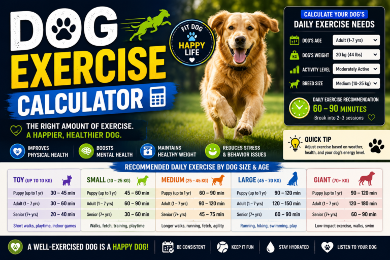 Dog Exercise Calculator