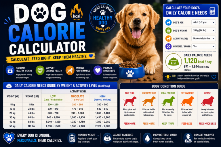 Dog Calorie Calculator