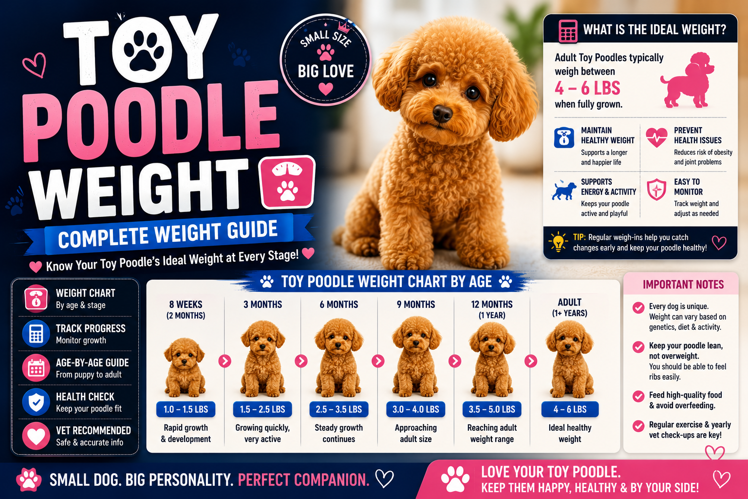 Toy Poodle Weight