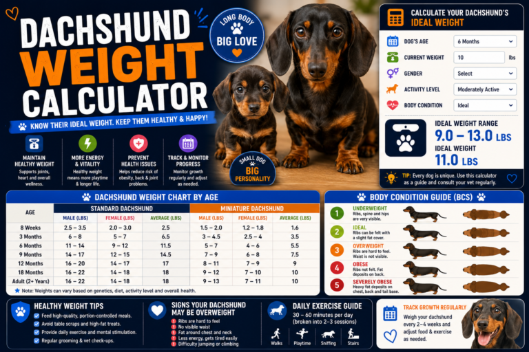 Dachshund Weight Calculator