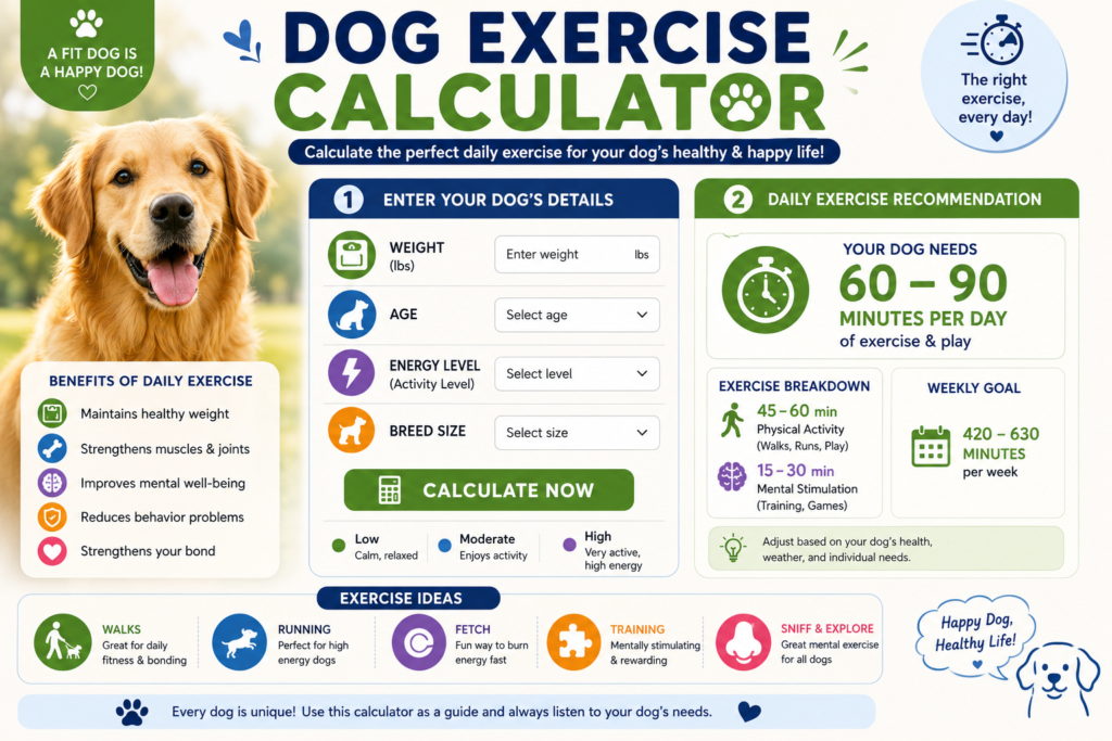 Dog Exercise Calculator